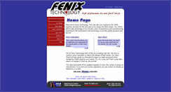 Desktop Screenshot of fenixtechnology.com